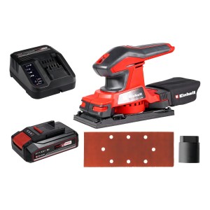 Lijadora Orbital Inalámbrica Einhell Te-os 18/187 Li Solo Roja