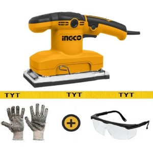Lijadora Orbital 185 X 93mm Electrica 320w Ingco Fs3208 Tyt