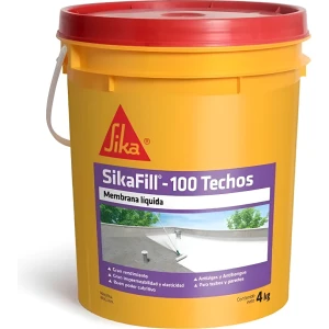 Membrana Líquida Sika Sikafill - 100 Techos 4kg - Tyt