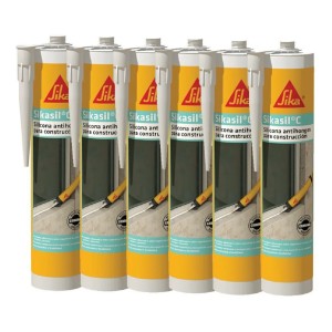 Silicona Neutra Sikasil C Transp. Y Color Pack X6 300ml Tyt