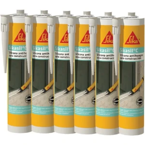 Silicona Neutra Sikasil C Transp. Y Color Pack X6 300ml Tyt