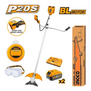 Desmalezadora P20s Bateria 20v C 2 Bat 5ah Cargador Ingco