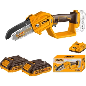 Mini Motosierra 5 20vp20s Cgsli2058 + 2bat + Cargador - Tyt