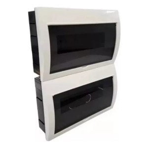 Tablero De Embutir 24 Módulos Puerta Fumé Oferta - Tyt