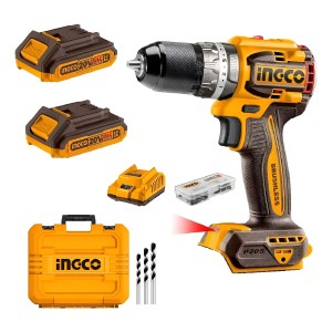 Atornillador Taladro Percut 60nm Bl A Bateria 20v 13mm Ingco