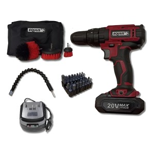 Taladro Atornillador Inalambrico 20v Bolso Y Accesorios Tyt