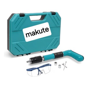 Pistola Fulminante En Valija Clavos Guantes Y Lentes Makute