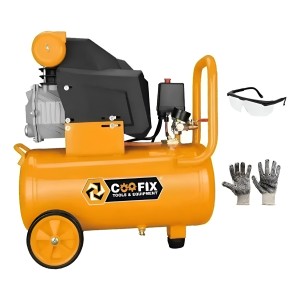 Compresor De Aire 50 Litros 2.5hp + Kit De Aire Lusqtoff Tyt