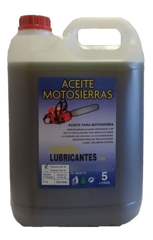 Aceite Para Cadena De Motosierra Especial 5litros 100% Nuevo