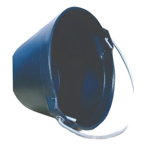 Balde De Obra Reforzado 10 Lts Varilla De 8 Mm - Hecho Aca!