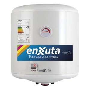 Termotanque Calefon Enxuta 40 Litros Tanque De Acero Color Blanco