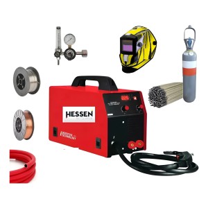 Soldadora 200a Mig Mag Tig Mma + Tubo Manometro