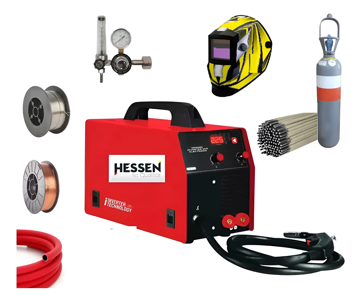 Soldadora 200a Mig Mag Tig Mma + Tubo Manometro