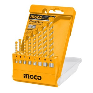 Juego 8 Mechas Pared Mamposteria Ingco Akd3081 - Tyt