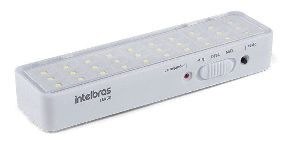 Luz De Emergencia Intelbras Lea 30 Led Con Batería Recargable 1 W Blanco