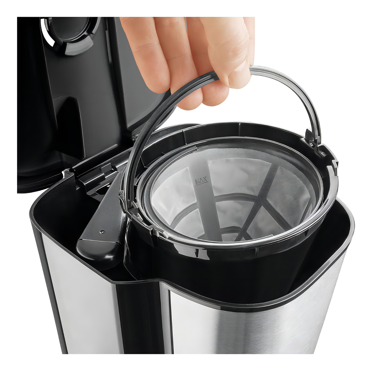 Cafetera Eléctrica Goteo Cuori Caprice 15 Tazas Filtro Permanente Roja Rojo - Imagen 2