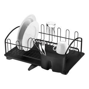 Future Escurridor Con Desagüe Tratamiento Antióxido Negro Mate