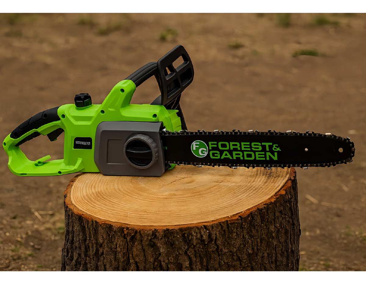 Motosierra Electrosierra Forest & Garden El616/4/220f 16 Color Verde - Imagen 3
