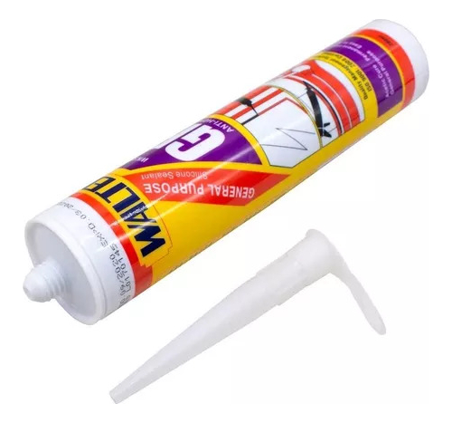 Silicona 280ml Gris Anti-hongos Waltek Wks280g - Tyt - Imagen 2