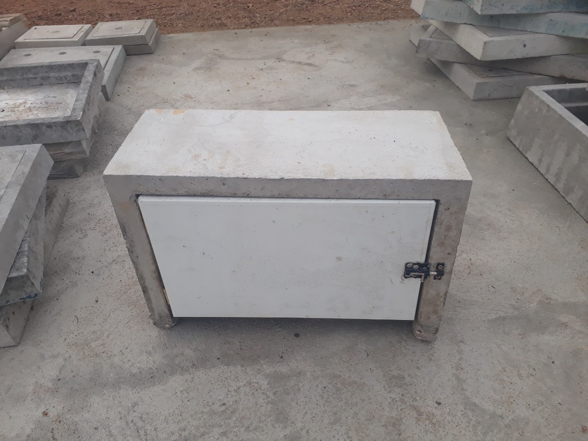 Nicho De Hormigón Para Contador De Ose Puerta Chapa No Envio - Imagen 4