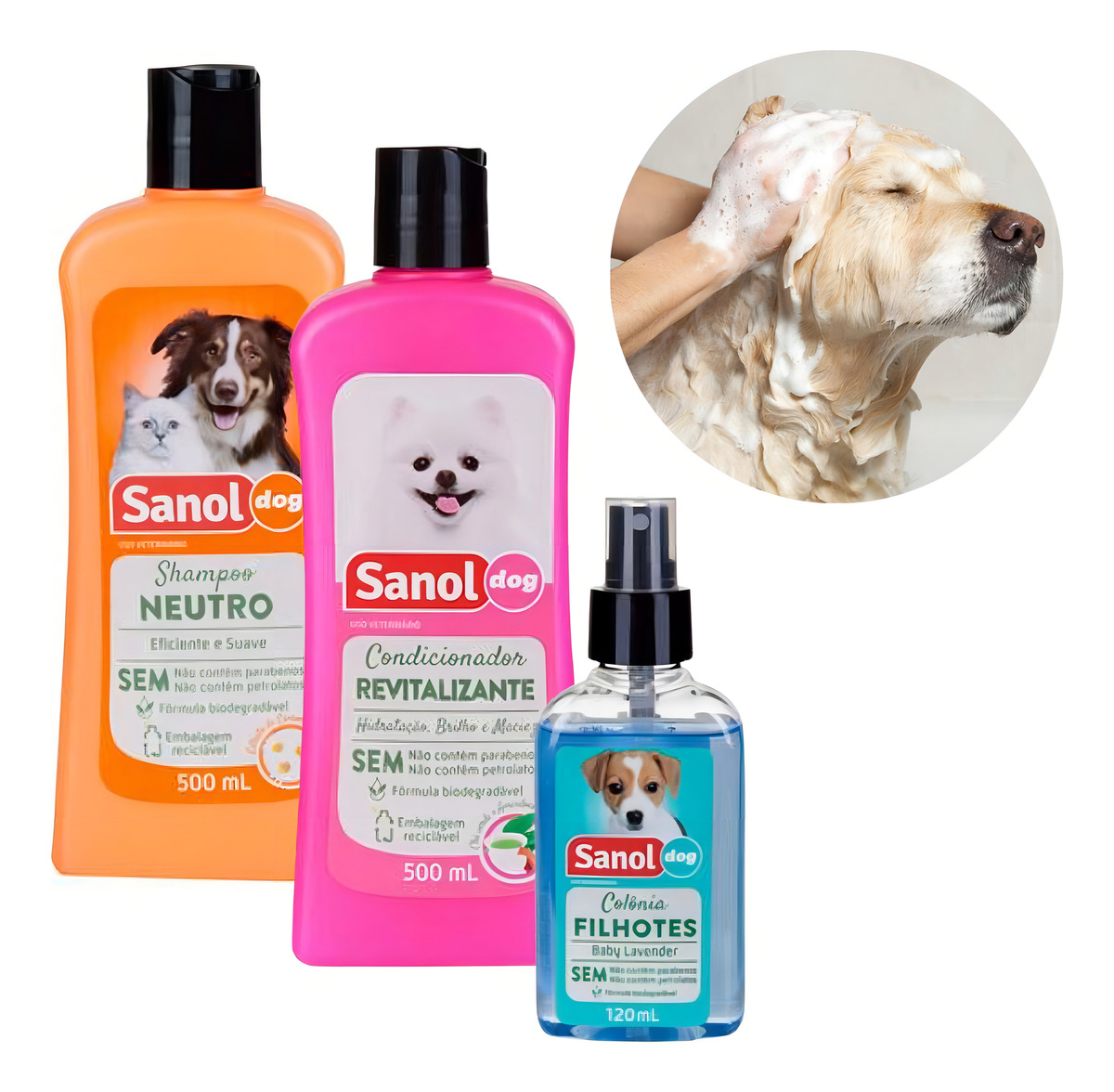 Kit De Champú-acondicionador Get 1 Colonia Variada Para Perros Sanol Neutra - Imagen 7