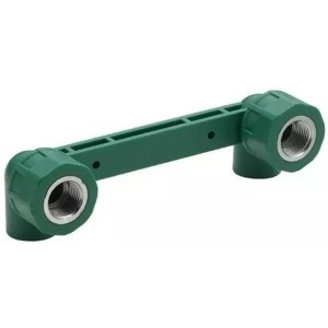 Puente Unión / Codo Doble Termofusión 20 Mm - Largo 15 Cm