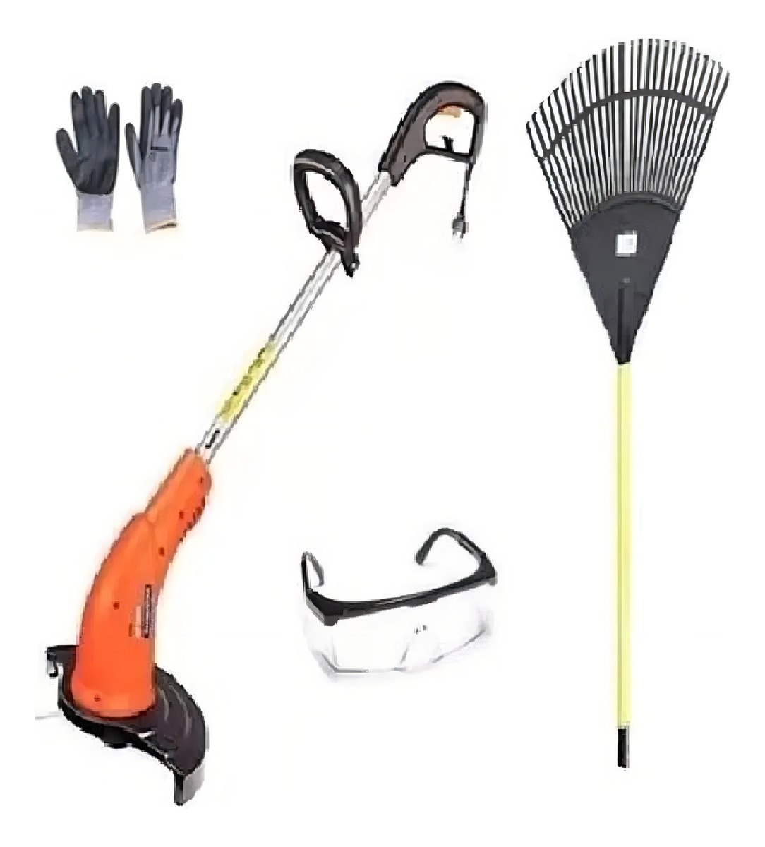 Bordeadora Tramontina 1500w + 10mts Manguera+lentes+guantes Color Naranja - Imagen 3