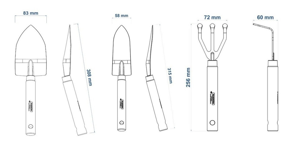 Juego De Herramientas Para Jardín Tramontina 78102/801 3pzas - Imagen 2