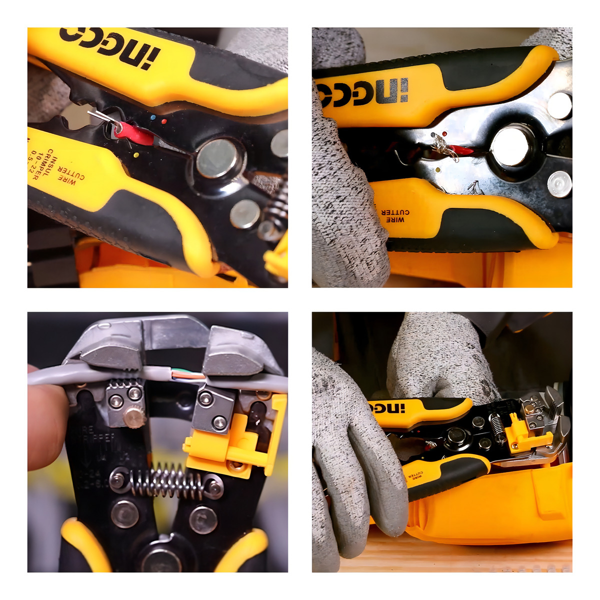 Pinza Pela Cable Pro Automatica Ingco - Tyt - Imagen 11