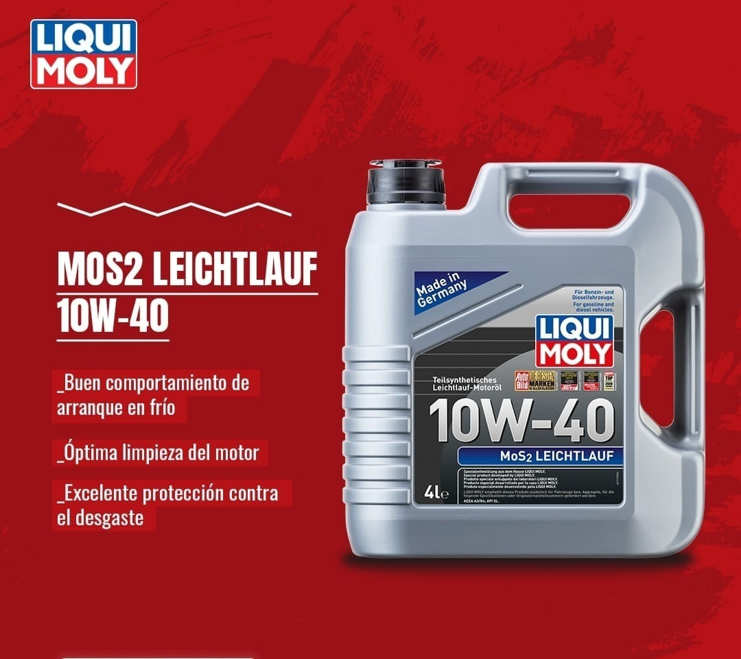 Aceite Para Motor Liqui Moly Semi-sintético 10w-40 Para Auto/camioneta De 1 Unidad X 4l - Imagen 2