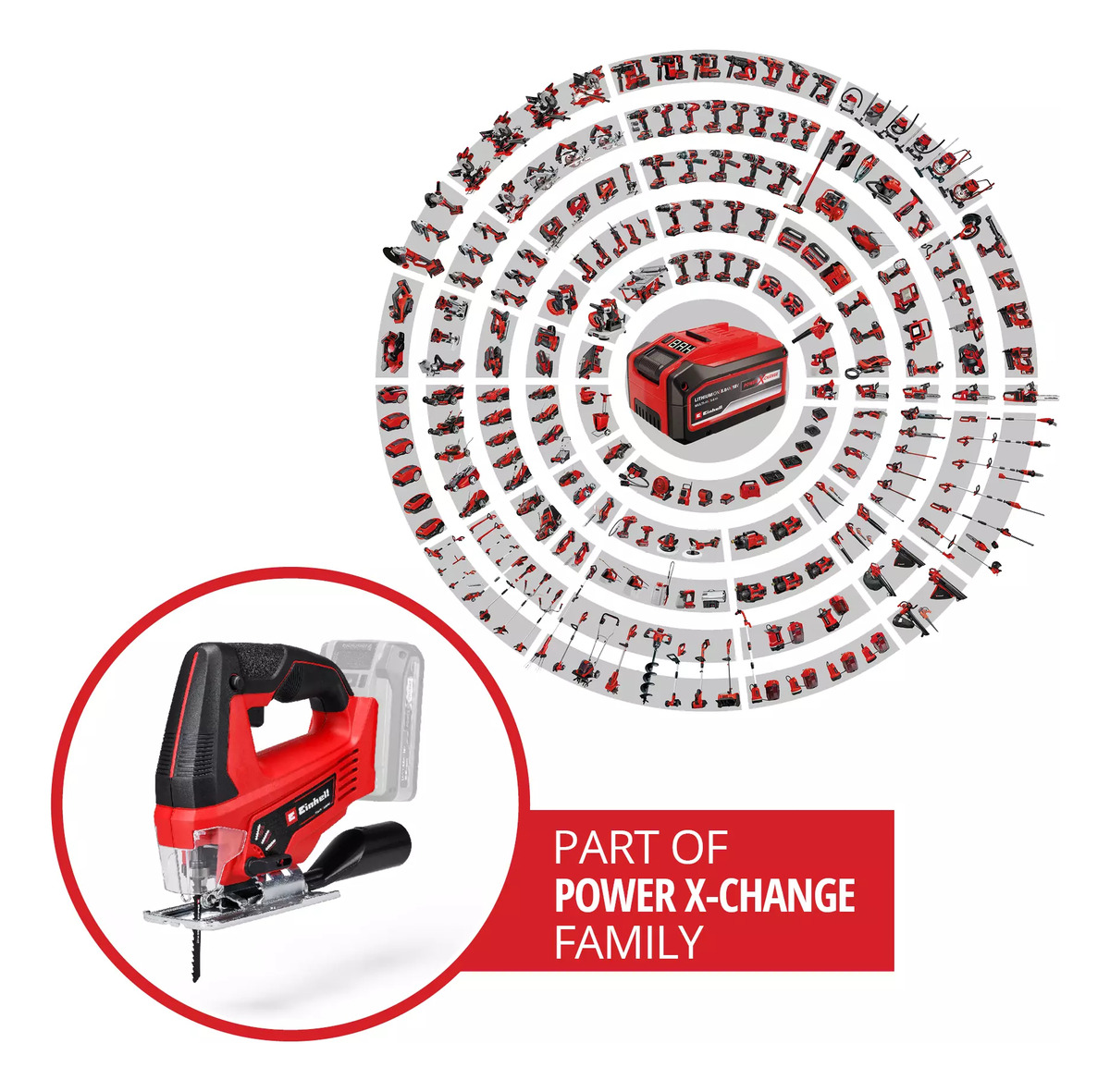 Sierra Caladora Profesional Inalámbrica Einhell Tc-js 18 Li - Imagen 2