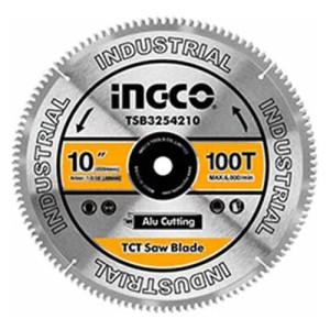 Disco Sierra Ingletadora 10'' Ingco 100 Dien Aluminio Madera