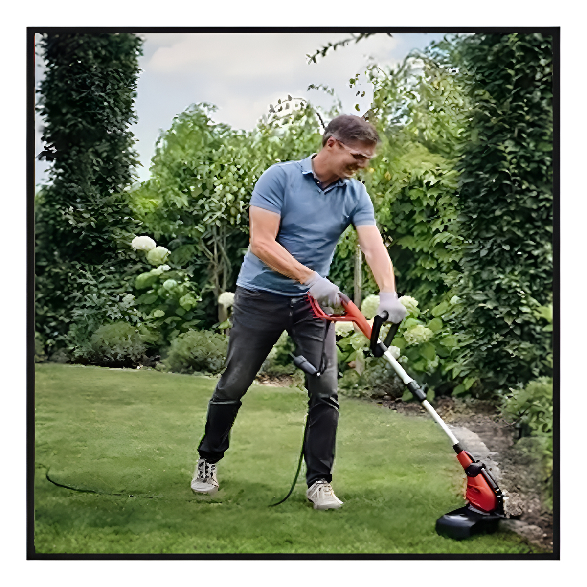 Bordeadora Electrica 450w Einhell Garden + 3 Carretes Pf - Imagen 9