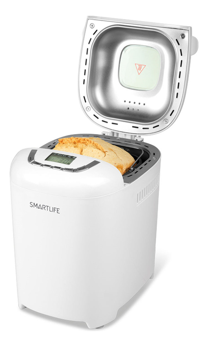 Maquina De Hacer Pan Smartlife 12 Programas Panetera Color Blanco