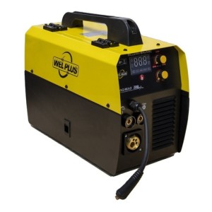 Soldadora Welplus Wel_mig200 Amarilla 3 En 1 Mig Mma Tig Amarillo