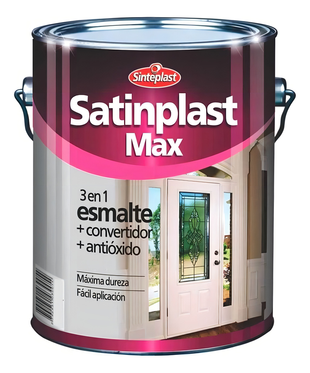 Esmalte Convertidor Satinado 3 En 1 Satinplast 4 Lts Colores