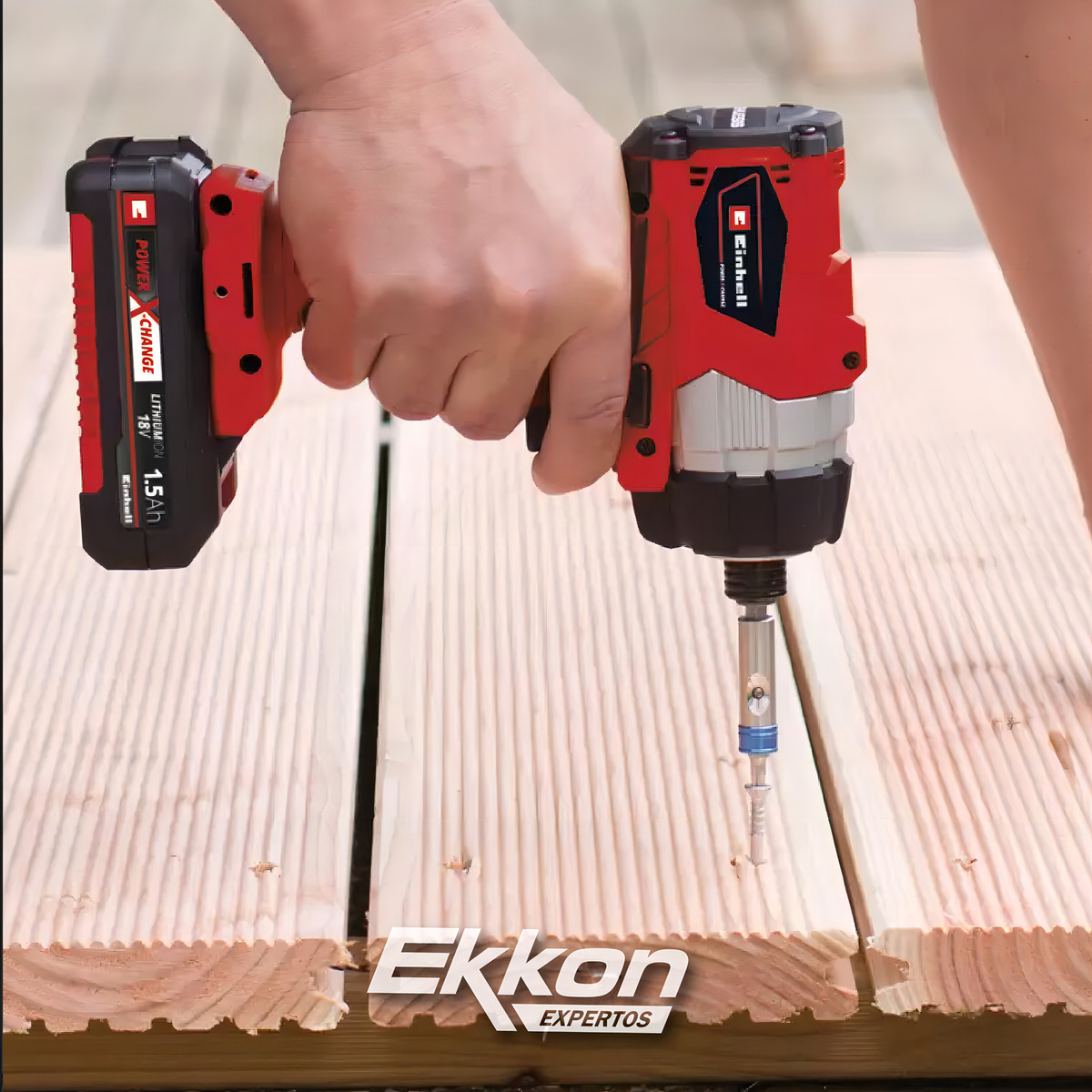 Atornillador De Impacto Inalámbrico 18 V Brushless- Einhell Rojo - Imagen 8