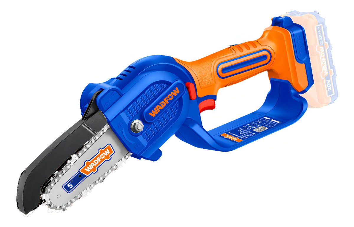 Mini Motosierra A Bateria 5 20v P20s Bat - Wclp552 Wadfow Color Azul Frecuencia 50hz/60hz - Imagen 3