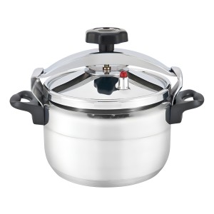 Olla A Presión 7 Litros Cuori Venus Aluminio Color Plateado