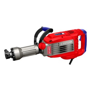 Martillo Demoledor 1700w 50j 14kg Enc Hexagonal Emtop Color Rojo