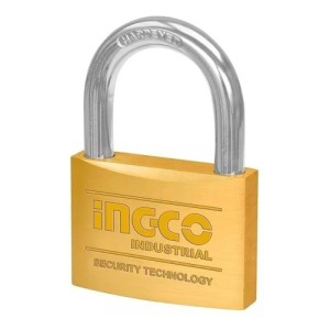 Candado Bronce 30mm Ingco 3 Llaves Dbpl0302 - Smf Color Dorado