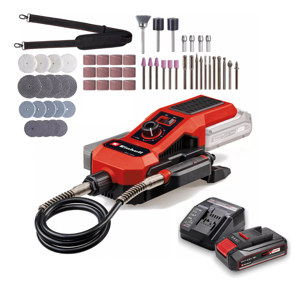 Pulidor Grabador Inalámbrico Einhelte-mt1 8/34 Bateria+carga