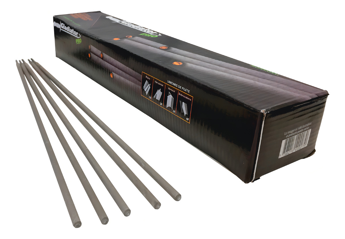 Caja 5 Kilos Electrodo 6013 3.2x350mm Gladiator Pro Gris