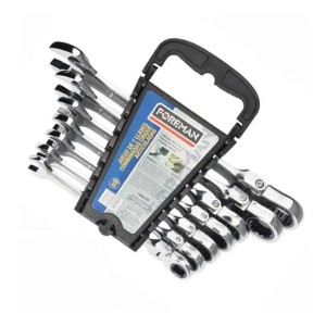 Juego De 7 Llaves Combinadas Criquet Articuladas Foreman Tyt