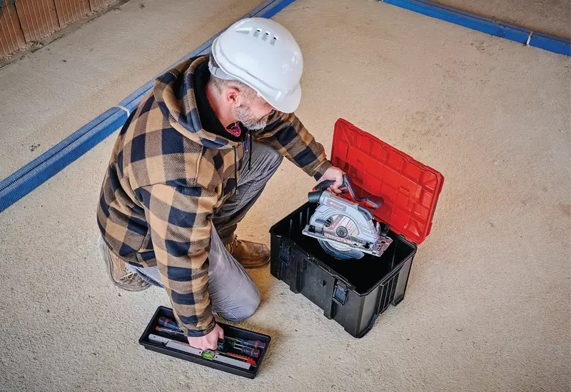 Maletin Plástico Apilable Einhell E-case M Rojo - Imagen 8