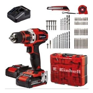 Taladro Inalámbrico Einhell Te-cd 18/40 Li-i + 69 Color Rojo