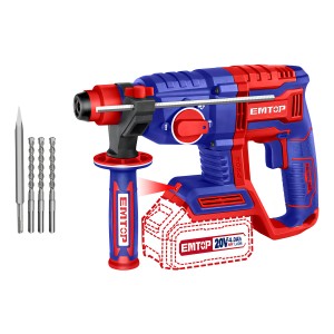 Rotomartillo A Bateria S/bat 20v Brushless Sds Plus Emtop 2j