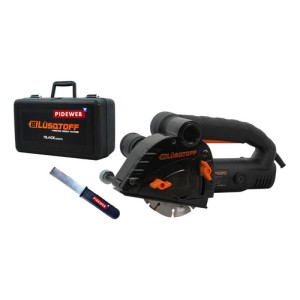 Acanaladora De Pared Muro Concreto 1500w Industrial 2 Discos Color Negro