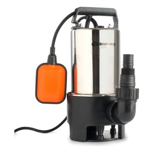 Bomba Sumergible Daewoo 750w 1hp Acero Inoxidable Pozo Negro Color Plateado