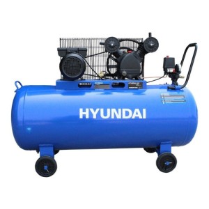Compresor Hyundai 200 Lts 3 Hp 115psi /60hz Hyac200c Color Azul Fase Eléctrica Monofásica Frecuencia 60 Hz
